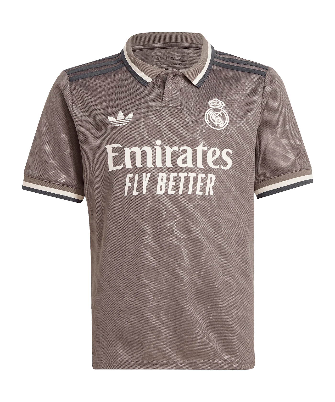 adidas Originals Real Madrid Trikot 3rd 2024/2025 Kids Braun