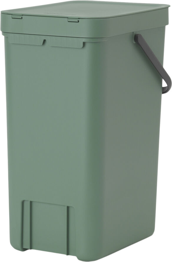 Brabantia Affaldsspand m/låg sort. kon. 16 lt Fir green