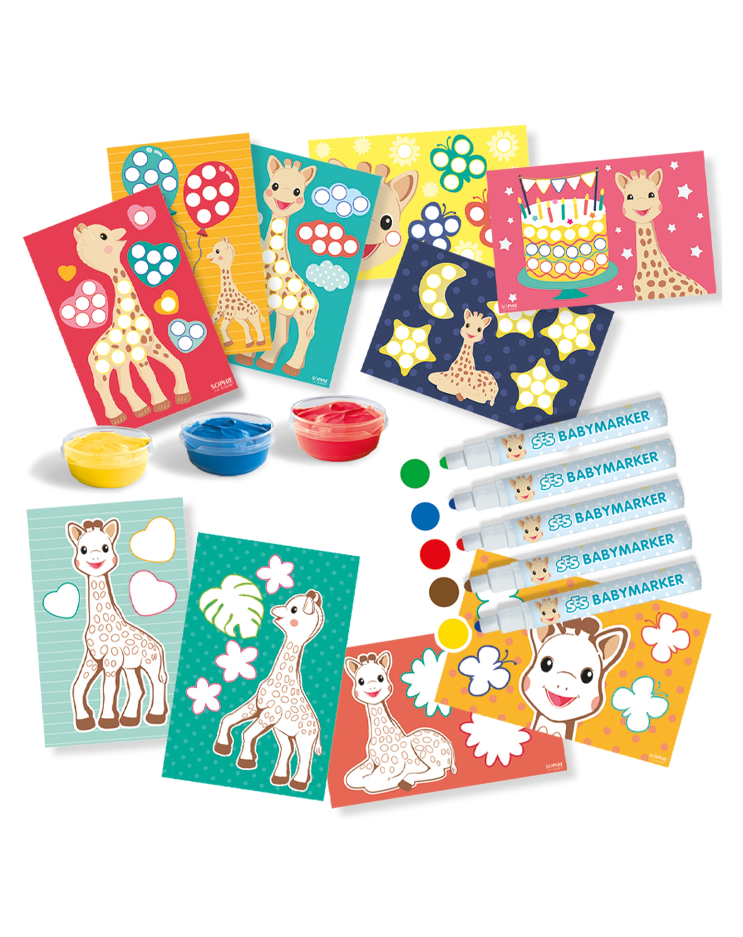Ausmalen und Fingermalerei MY FIRST - SOPHIE LA GIRAFE