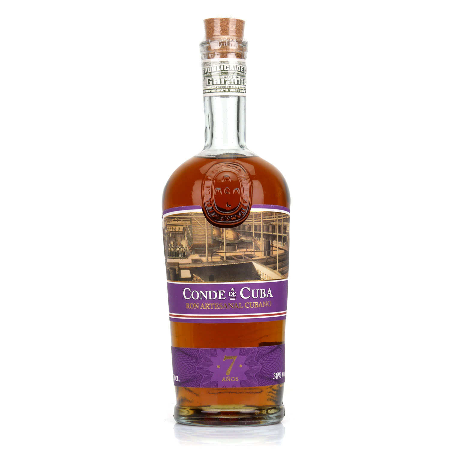 Rhum Conde de Cuba 7ans 38% - Conde de Cuba