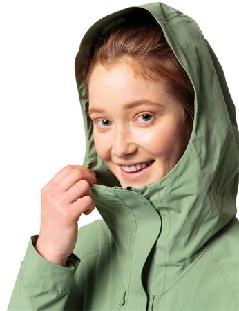COMYOU Damen-Regenjacke  willow green  40