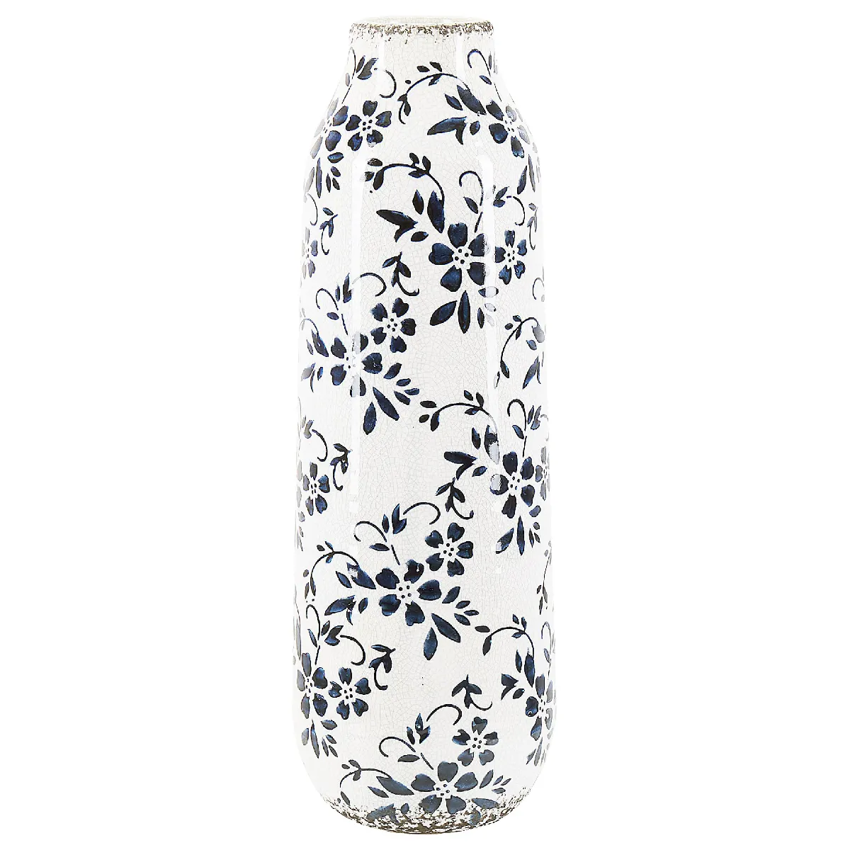 Beliani Vase MULAI 35 cm Blanc