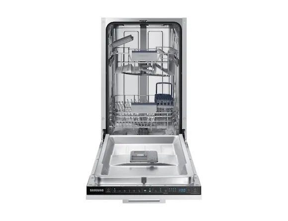Samsung DW50R4060BB, Fuldt indbygget, Slimline (45 cm), Touch Control, Kurv