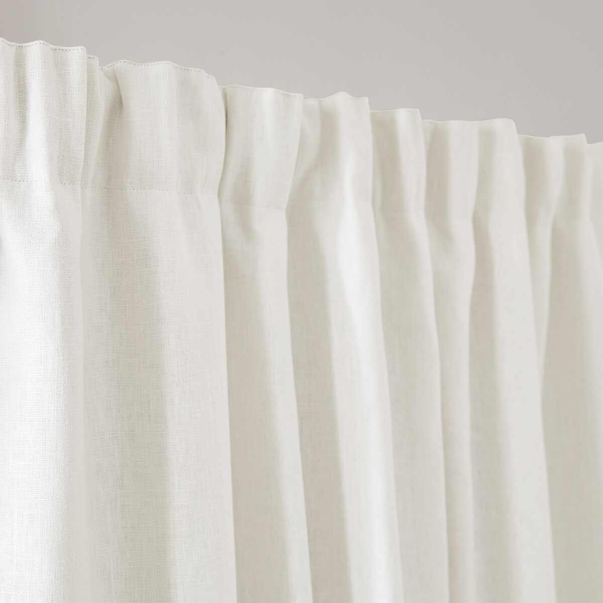 LA REDOUTE INTERIEURS<br>Cortina blackout plissada de linho Elba