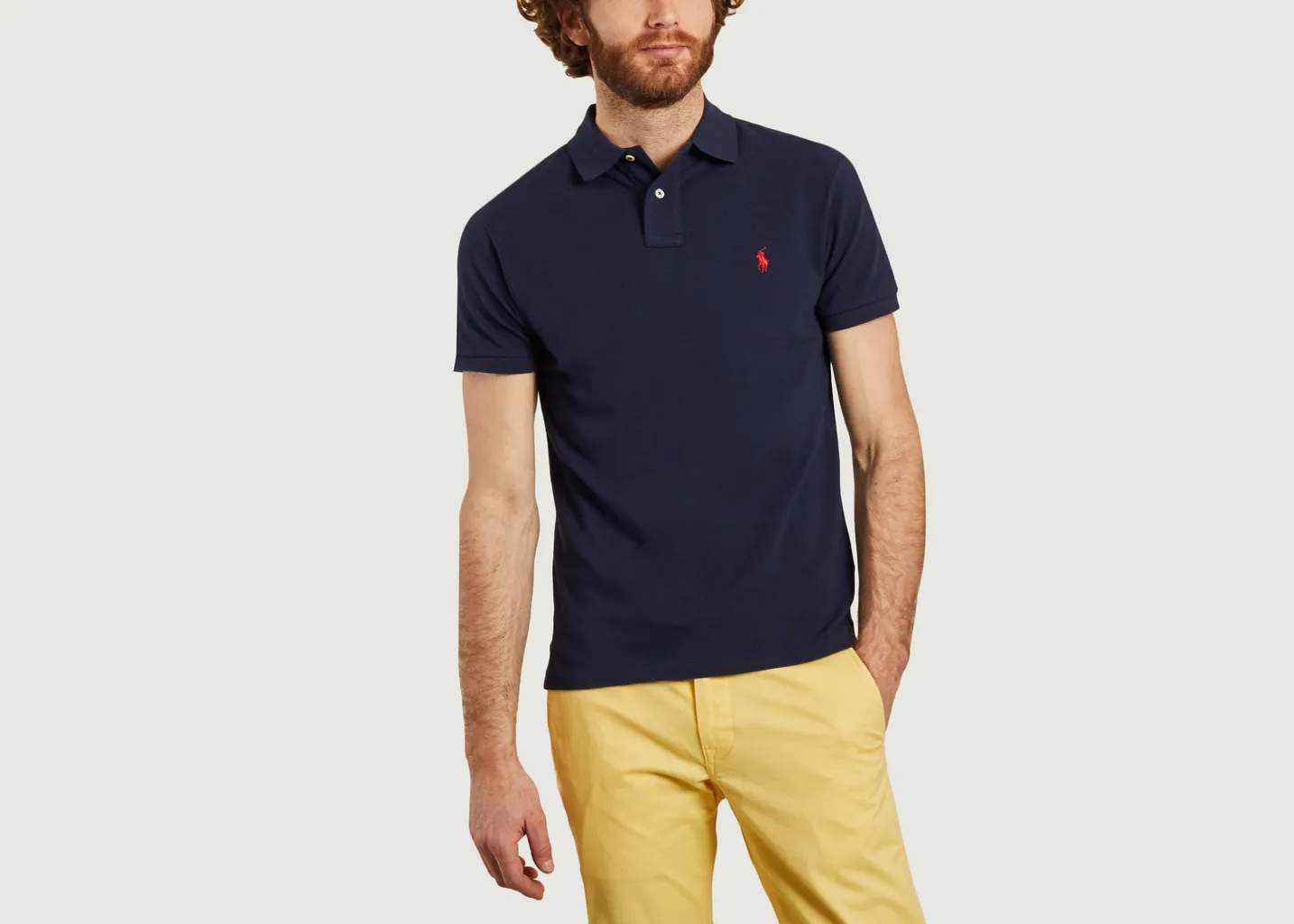 Polo cintré en coton piqué Polo Ralph Lauren