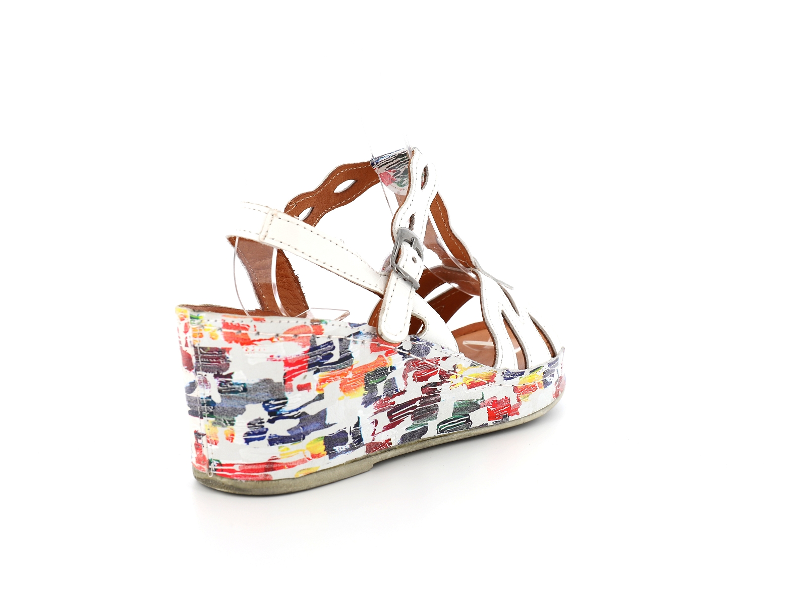 K brand-FAPOR Cuir Multi Blanc
