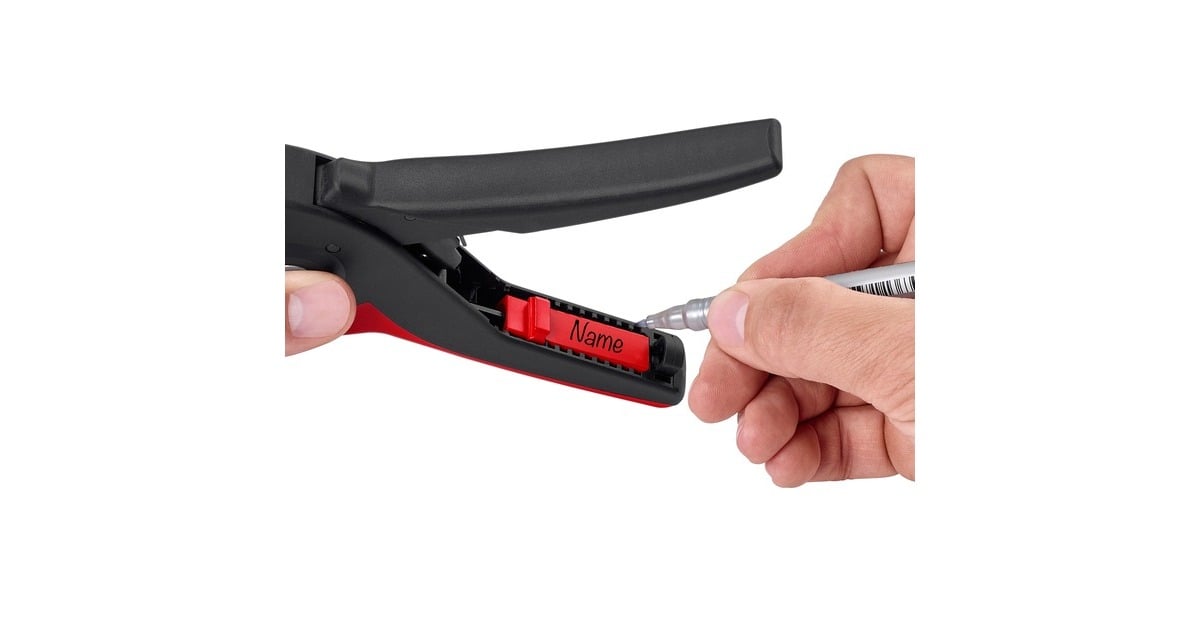 KNIPEXPreciStrip16 Automatische afstriptang  (Zwart/rood, geïntegreerde draadsnijder)