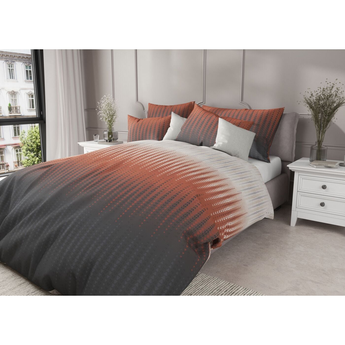 Home FashionSatin Bettwäsche «Arrows»
