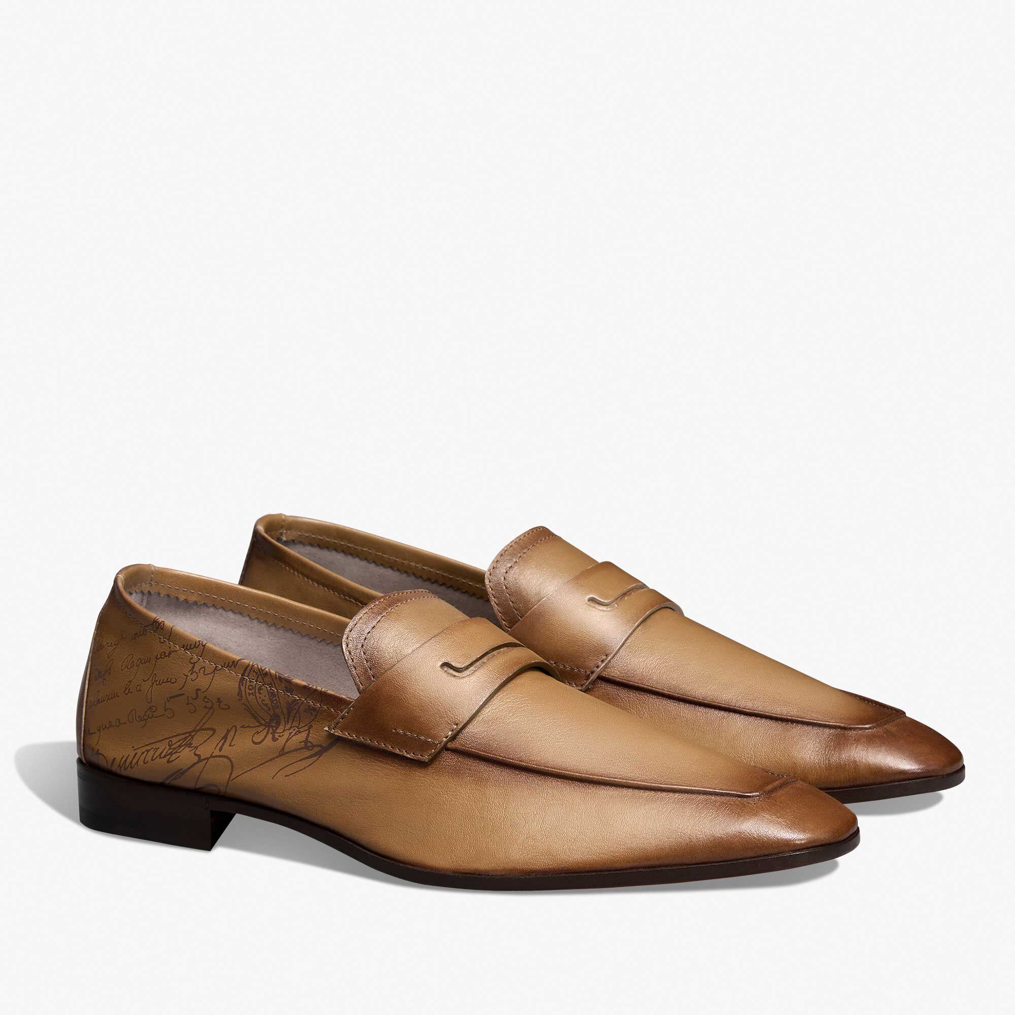 Mocassin Lorenzo En Cuir De Kangourou Scritto
