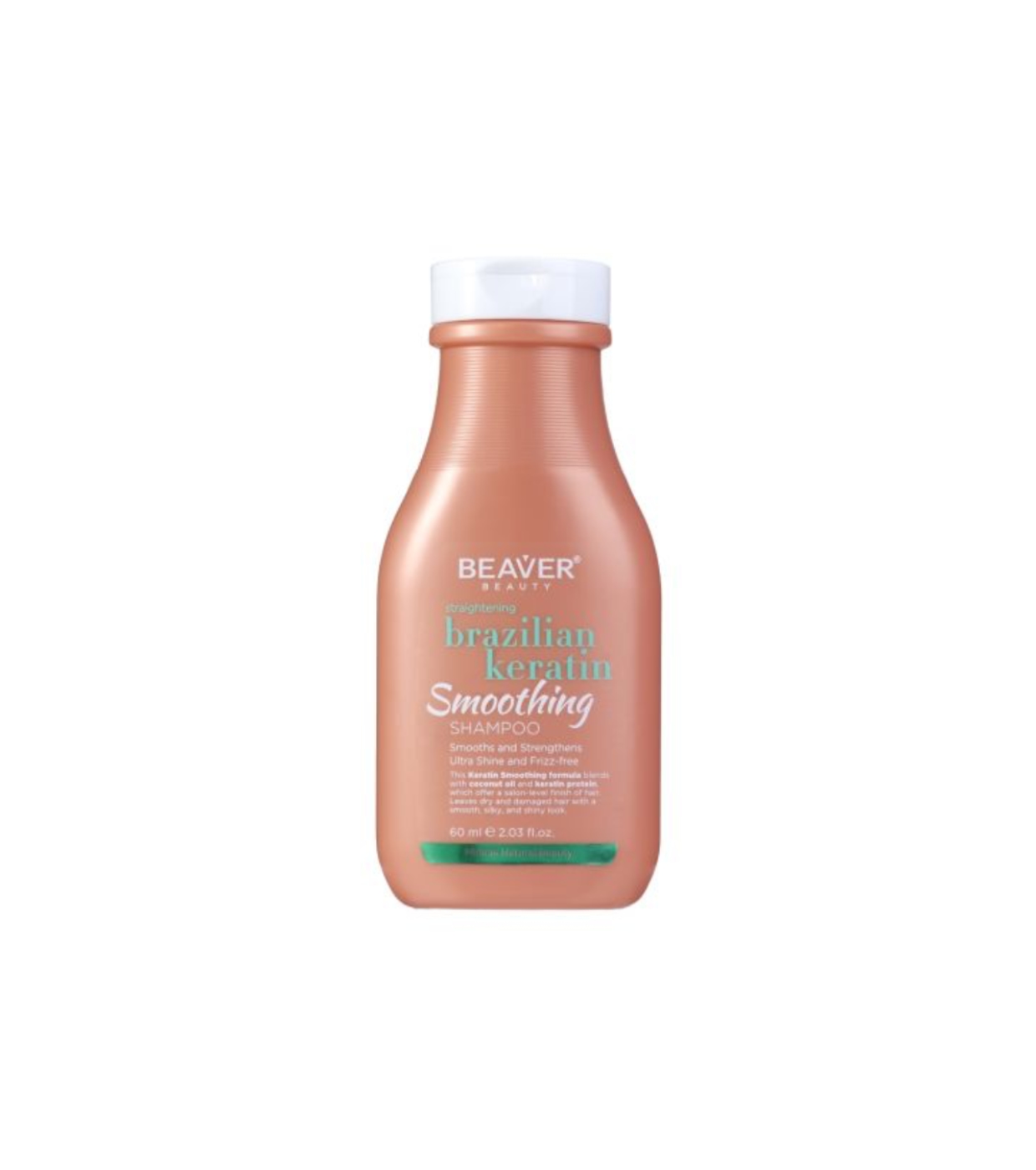 Beaver - *Brazilian Keratin* - Shampoo Alisante - Tamanho Mini