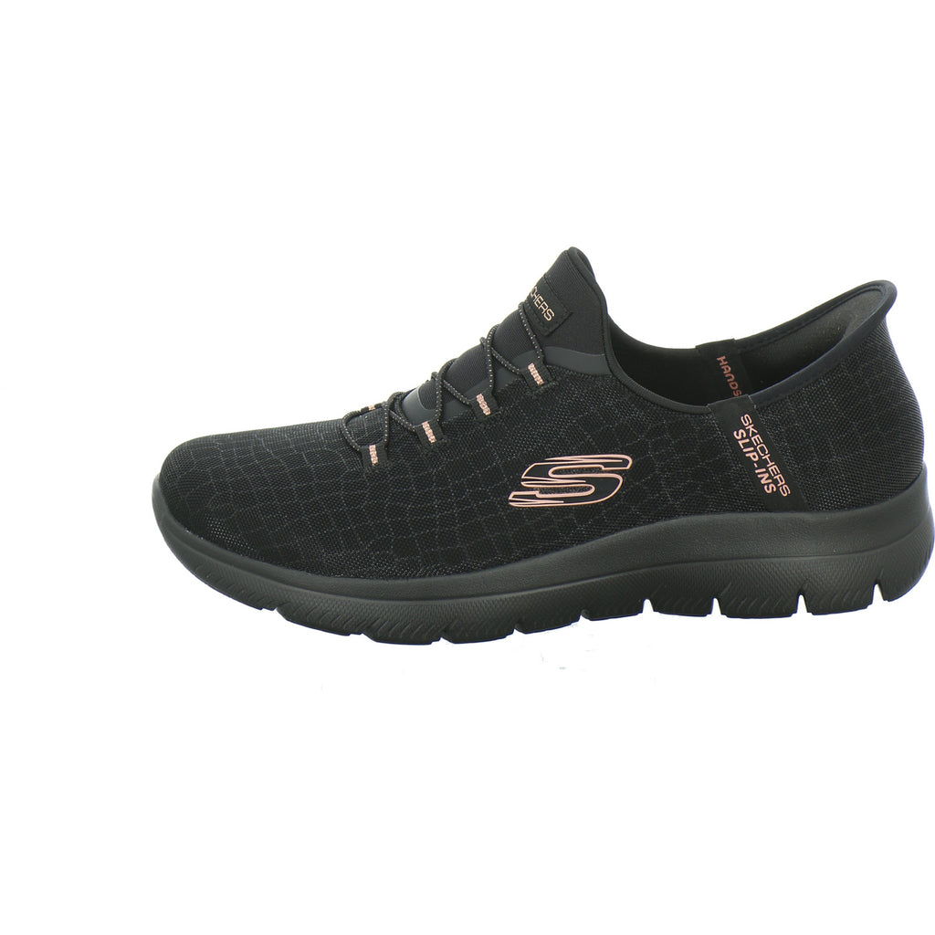 Skechers Sneaker Damen Slip Ins Schwarz