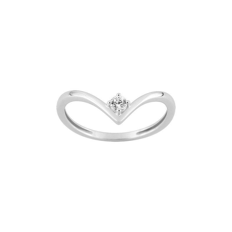 Bague Femme - Oxyde de zirconium - Or 9 Carats