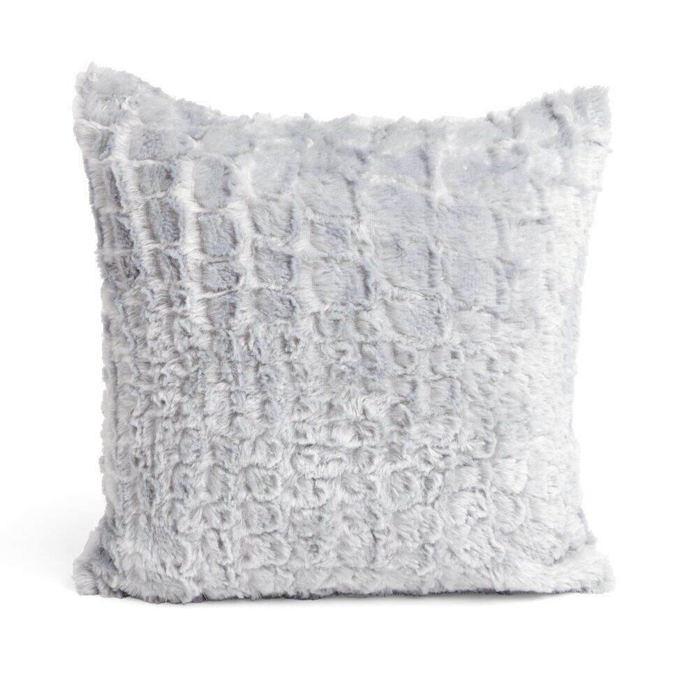 Housse de coussin gaufré 40x40cm polyester 280g/m² - 3 coloris