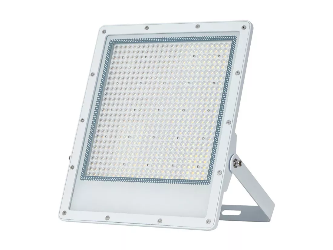 Projecteur LED 100W Dimmable 0-10V 170 lm/W IP65 ELEGANCE Slim PRO Blanc Blanc Chaud Asymétrique 120ºx50º 3000K