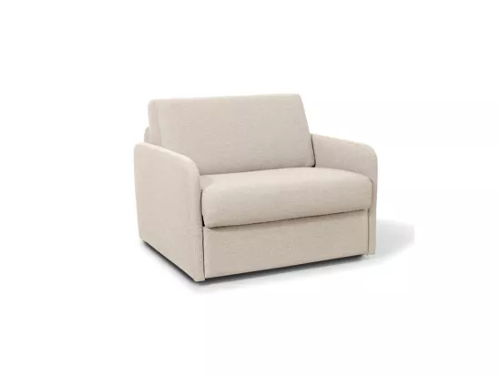 Fauteuil couchage rapide Dan 70x190 en tissu