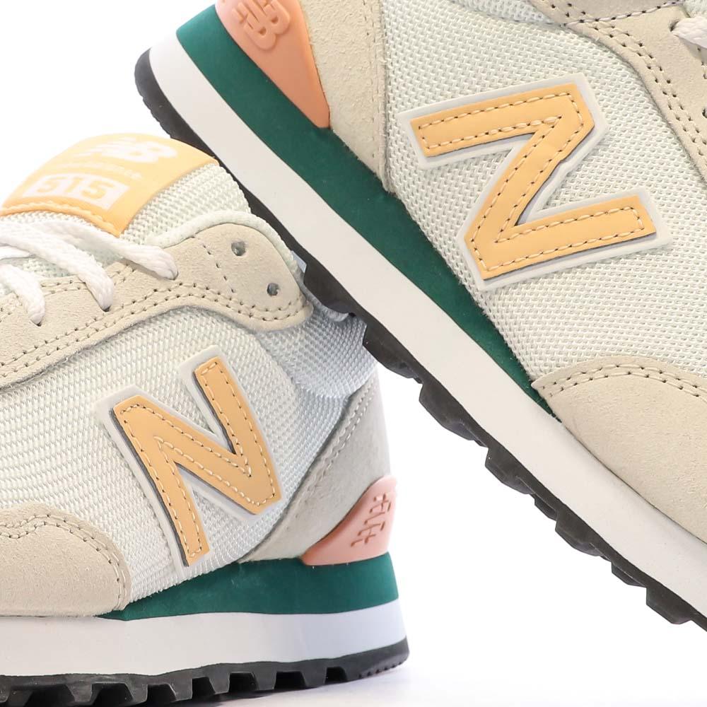 New Balance Baskets Écru/Jaune Femme New Balance 515