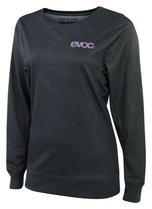Maillot Manches Longues Femme Evoc Noir/Violet