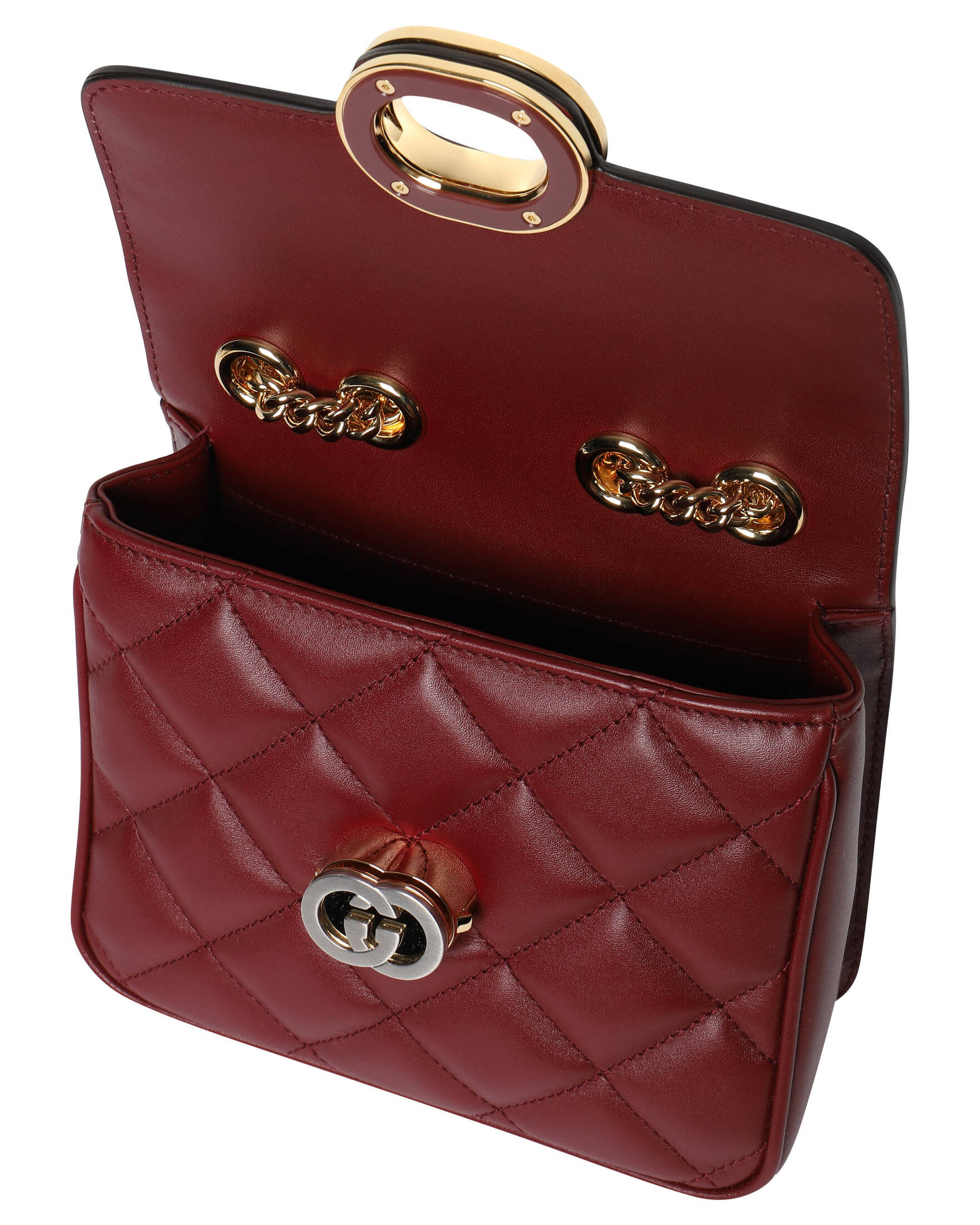 Gucci| Damen Schultertasche QUILTED LINE CAMERA BAG