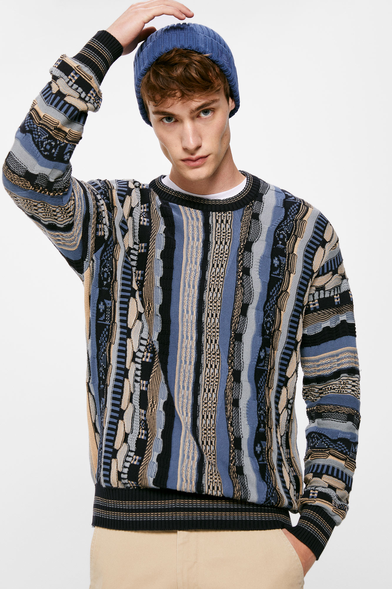 jérsei jacquard vintage