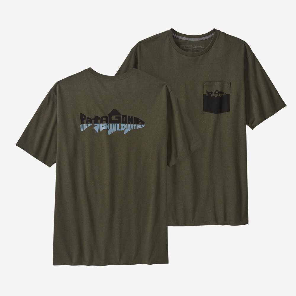 Herren Wild Waterline Pocket Responsibili-Tee