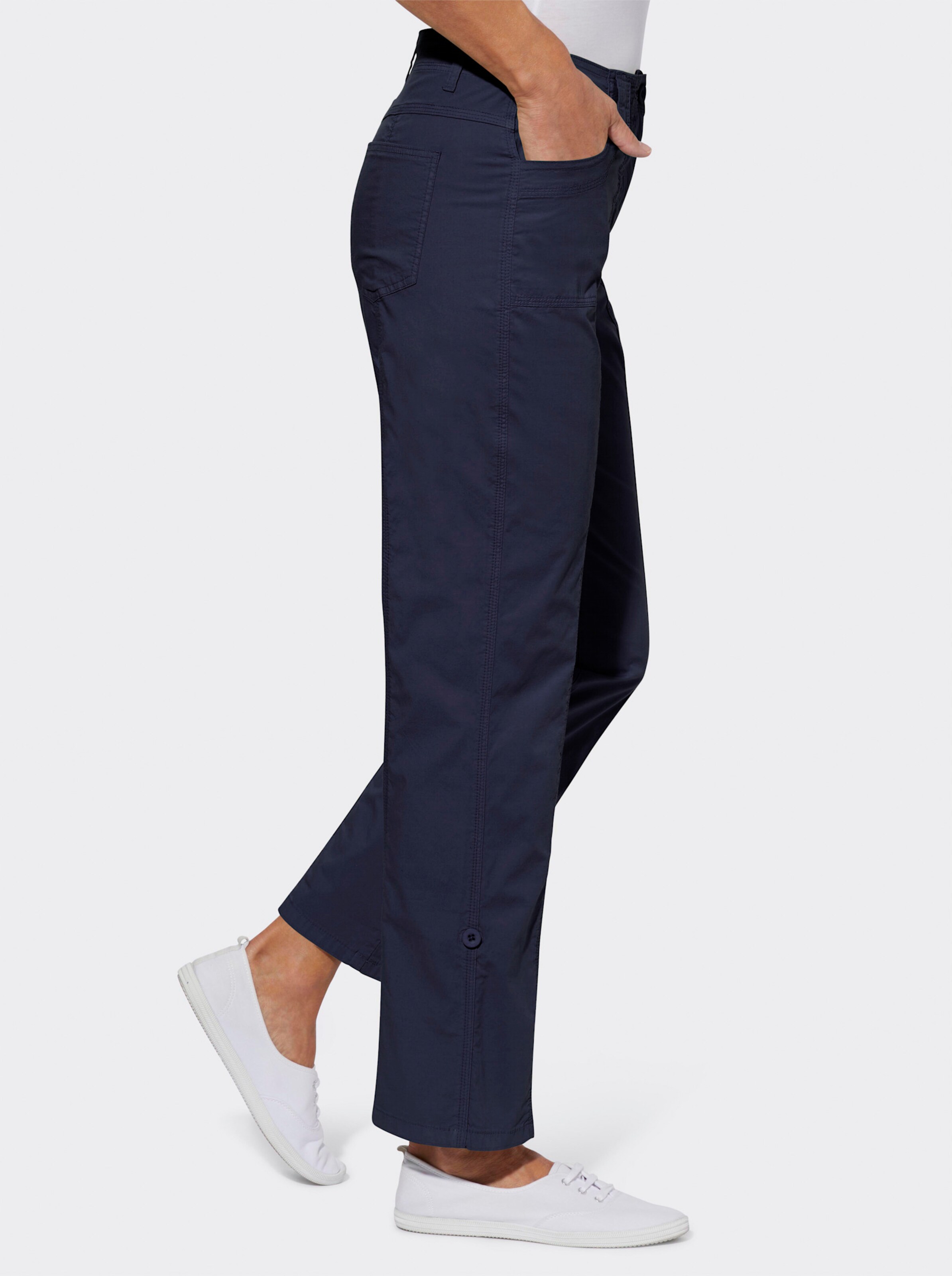Hose mit krempelbaren Beinen