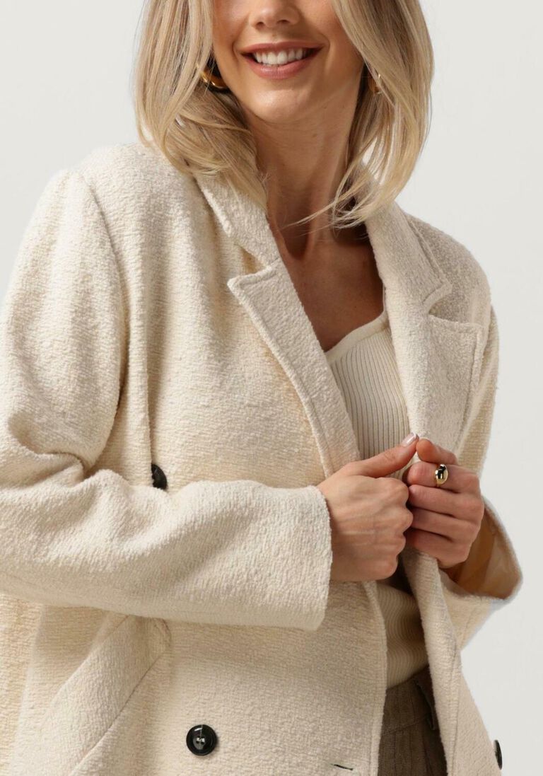 RUBY TUESDAY gebroken wit ruby tuesday mantel may longdouble breasted coat