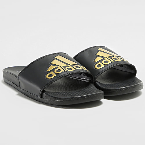Claquettes Adilette Comfort GY1946 Noir Doré