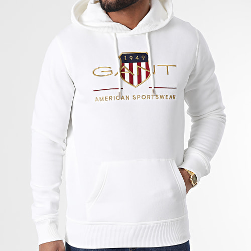 Sweat Capuche Archive Shield 2047056 Blanc