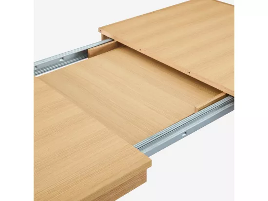 HABITAT - Table rectangulaire extensible en chêne - Design by Helena Pille - Ivoine