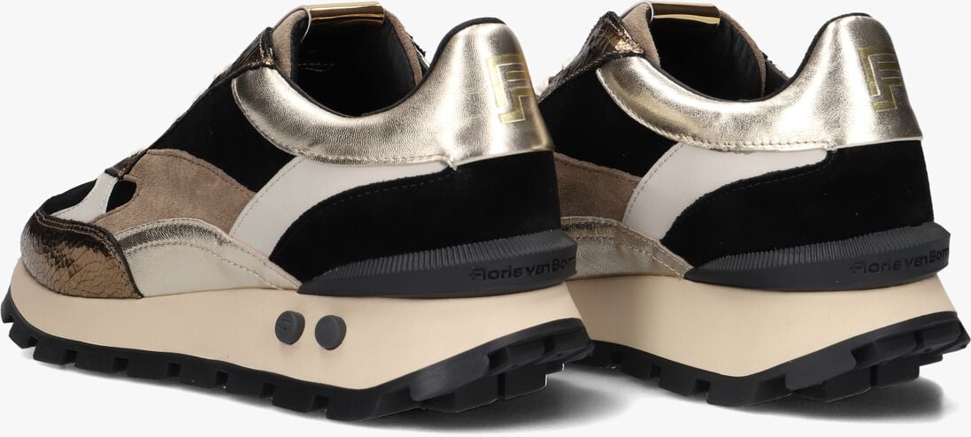 gouden floris van bommel sneakers sfw-10098 blokki