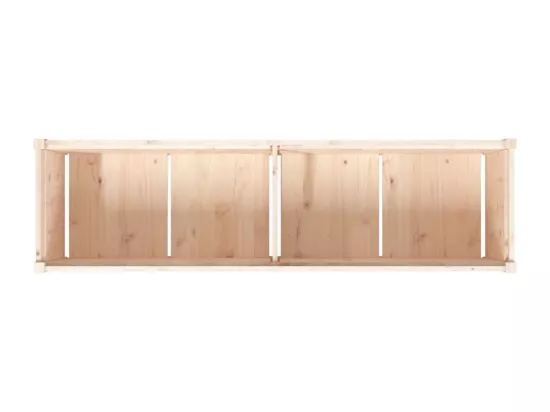 Jardinière 180x50x50 cm bois de pin massif