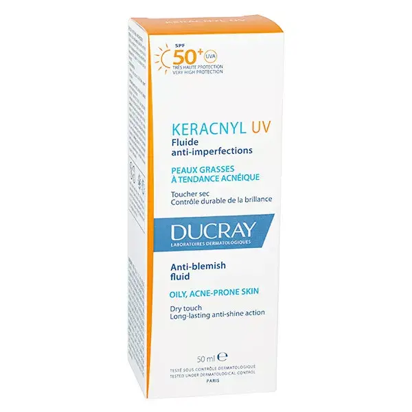 Ducray Keracnyl Fluido Anti-Imperfeições UV FPS 50+ 50ml