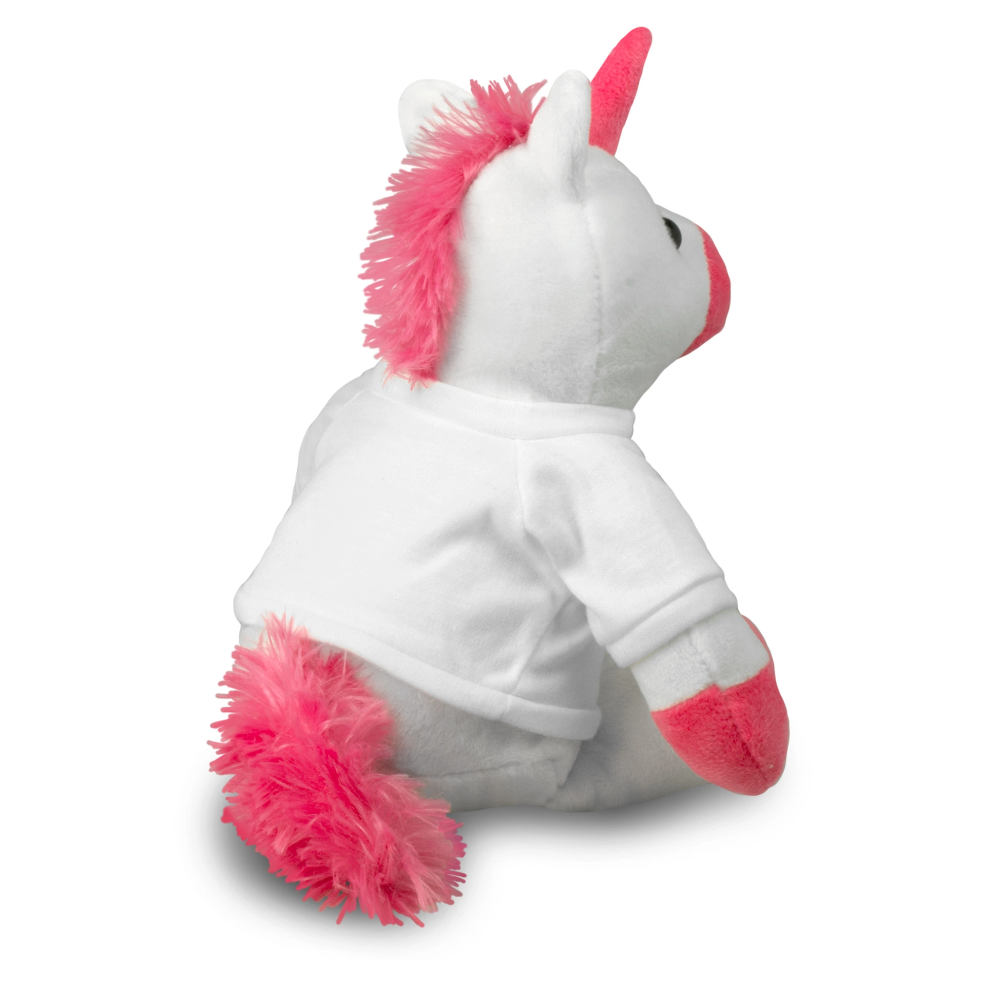 Kuscheltier Einhorn mit Namen (Motiv: I Love)
