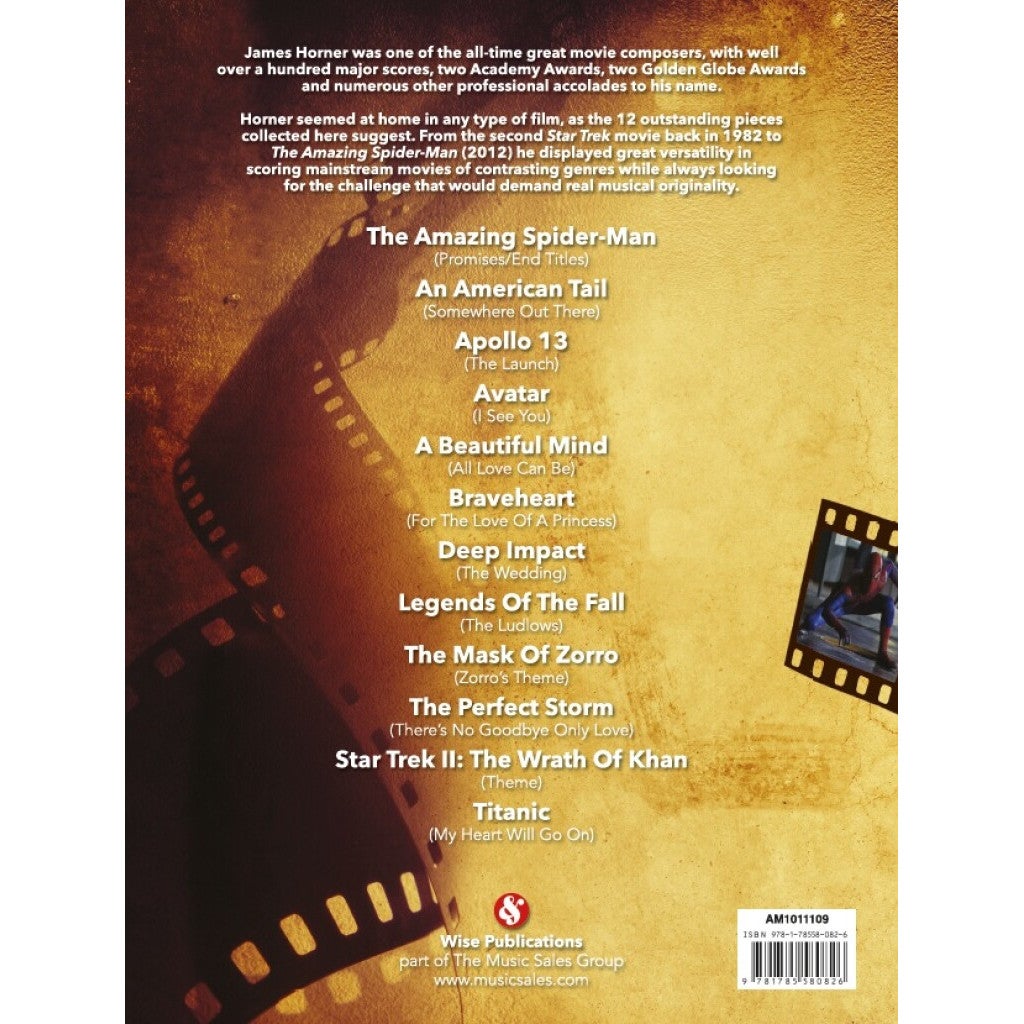 Wise Publications The Ultimate James Horner Film Score Collection voor piano, zang en gitaar