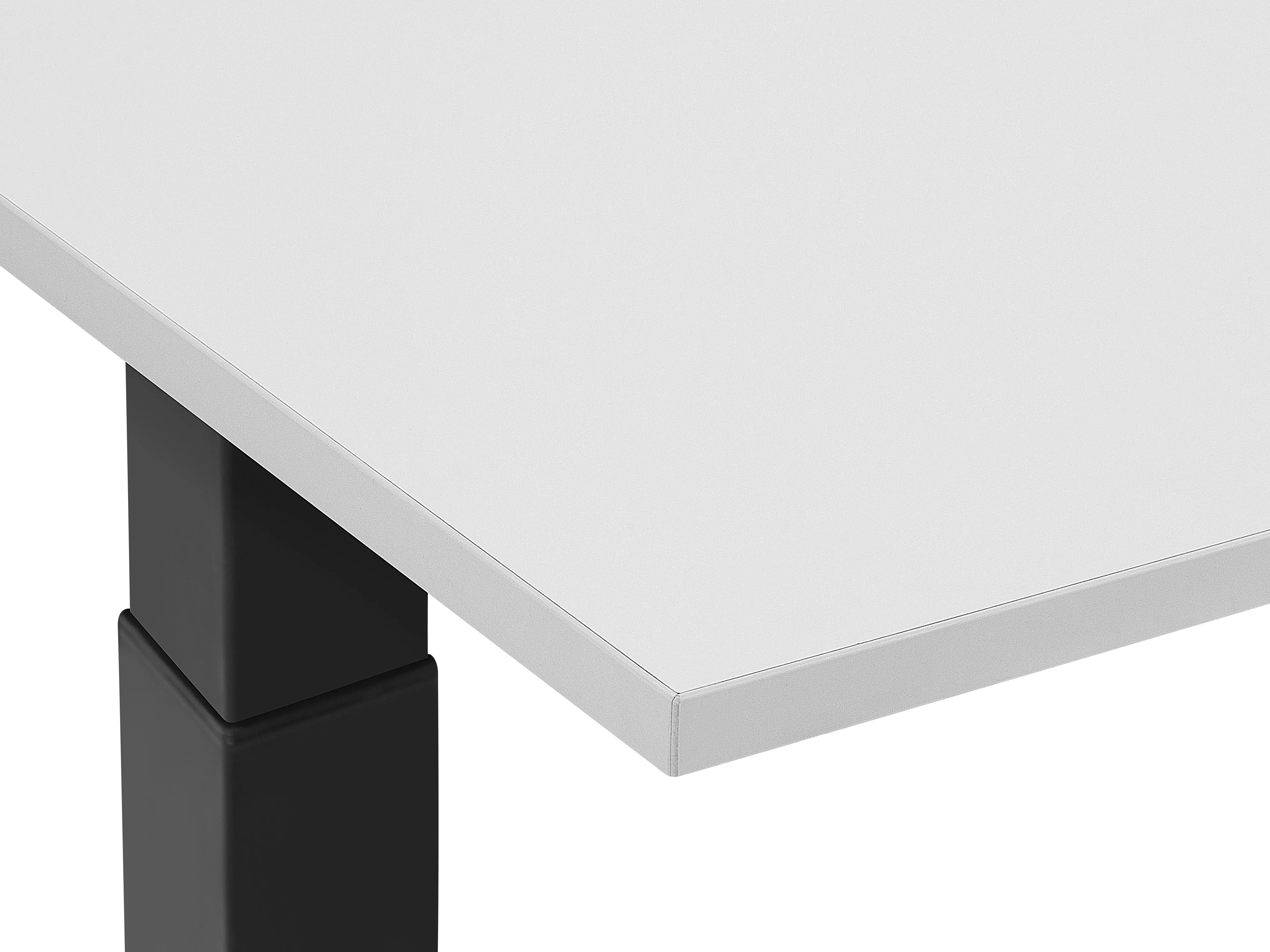 Elektrisch verstelbaar sta-bureau DESTIN II Grijs/zwart 130 cm 72 cm