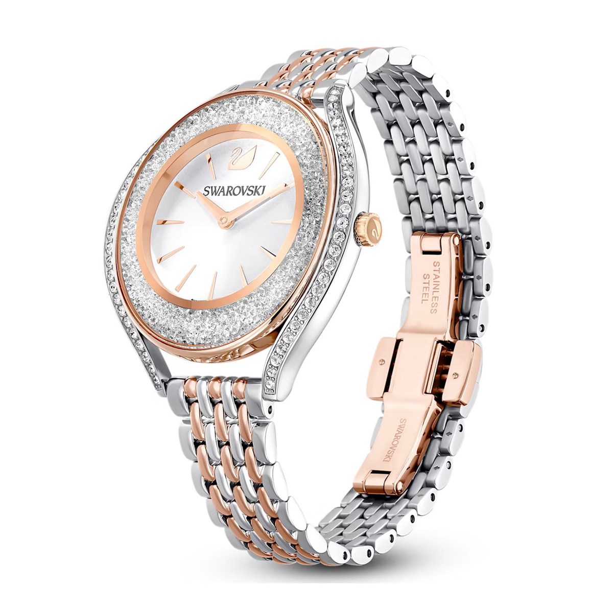 Montre femme Swarovski Crystalline Aura bicolore