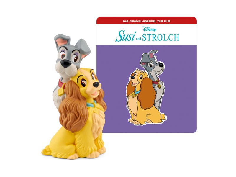 Tonies Hörbuch Disney Susi & Strolch Hörspiel mit Liedern