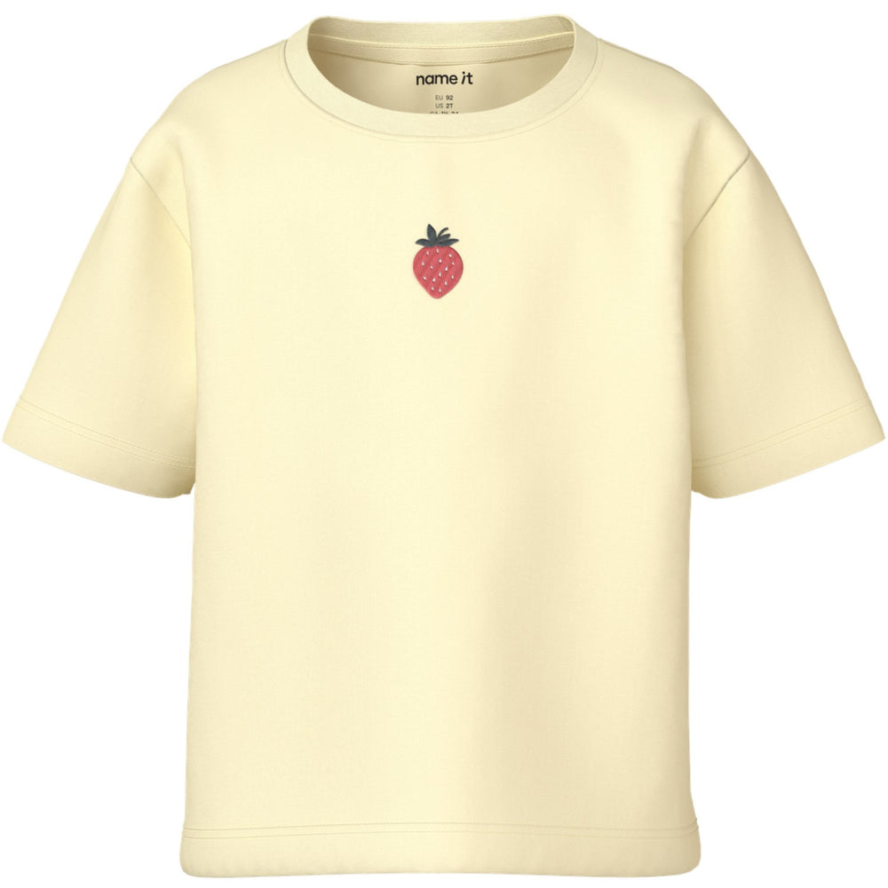 Køb Name It Pear Sorbet Strawberry Embroidery Nmfvictoria Ss Nreg Top