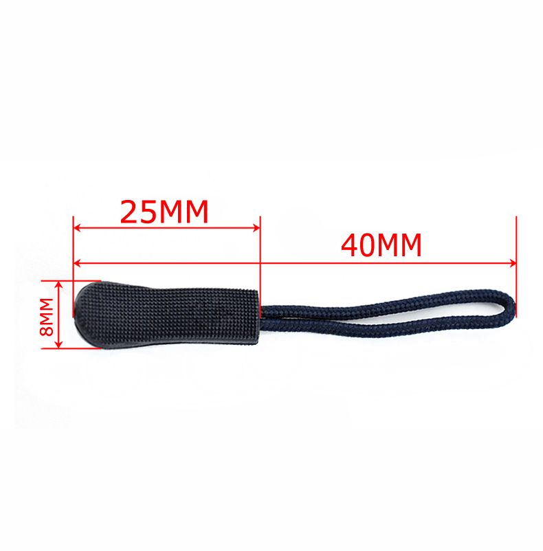 (6er Set) Ersatz Zipper Reissverschluss Verlängerung für Jacke / Rucksack / Tasche