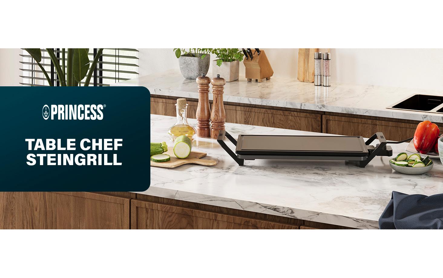 Tischgrill Table Chef Premium 1500WSteingrill