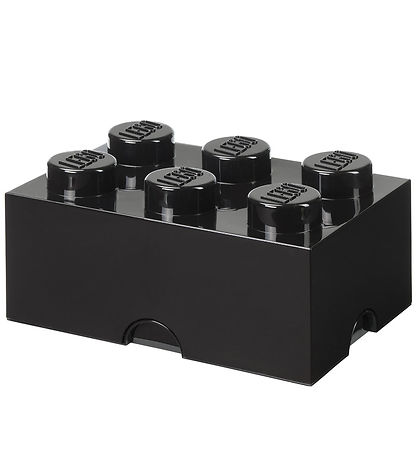 LEGO? Storage Opbevaringsboks - 6 Knopper - 37,5x25x18 - Sort