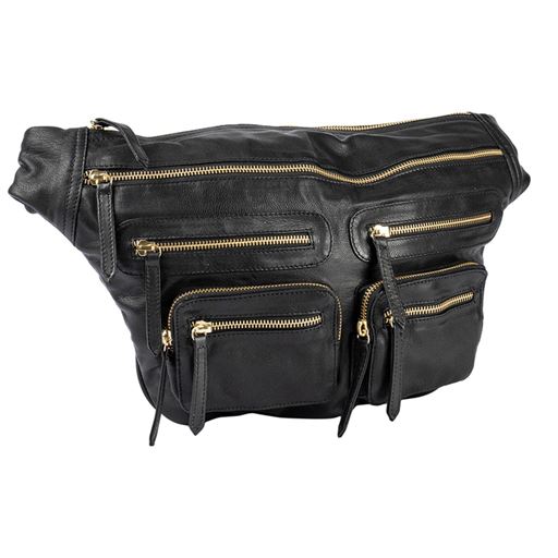 Re:Designed Ly Bæltetaske, Sort/Guld
