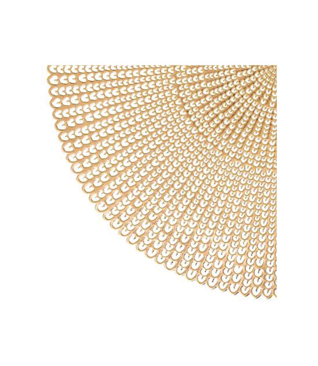 Set de Table Rond Déco Délicatesse 41cm Or