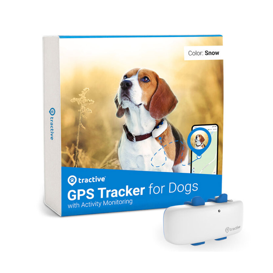 Rastreador GPS Tractive para Cães, Branco