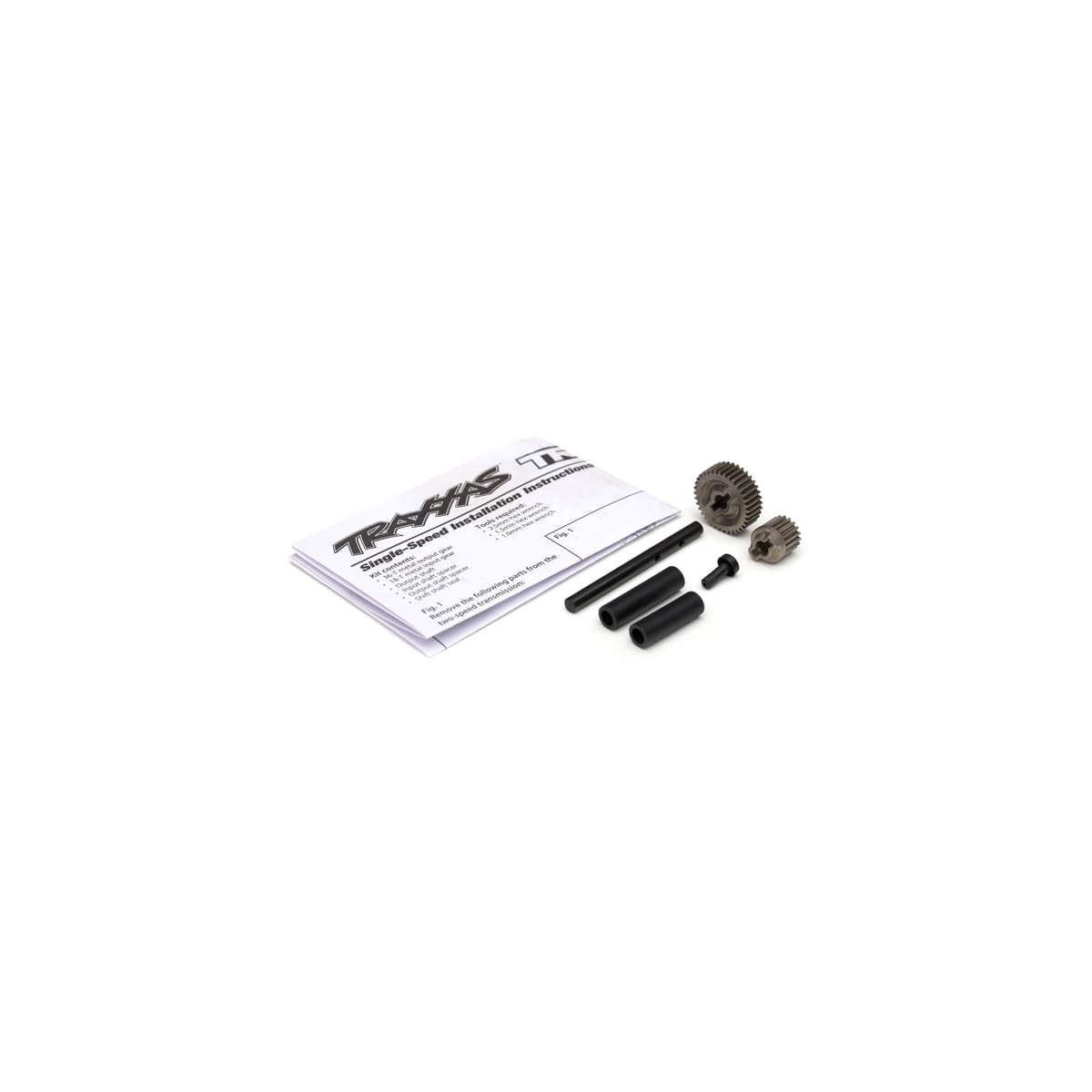 Trx-8296 transmission gears single speed metal