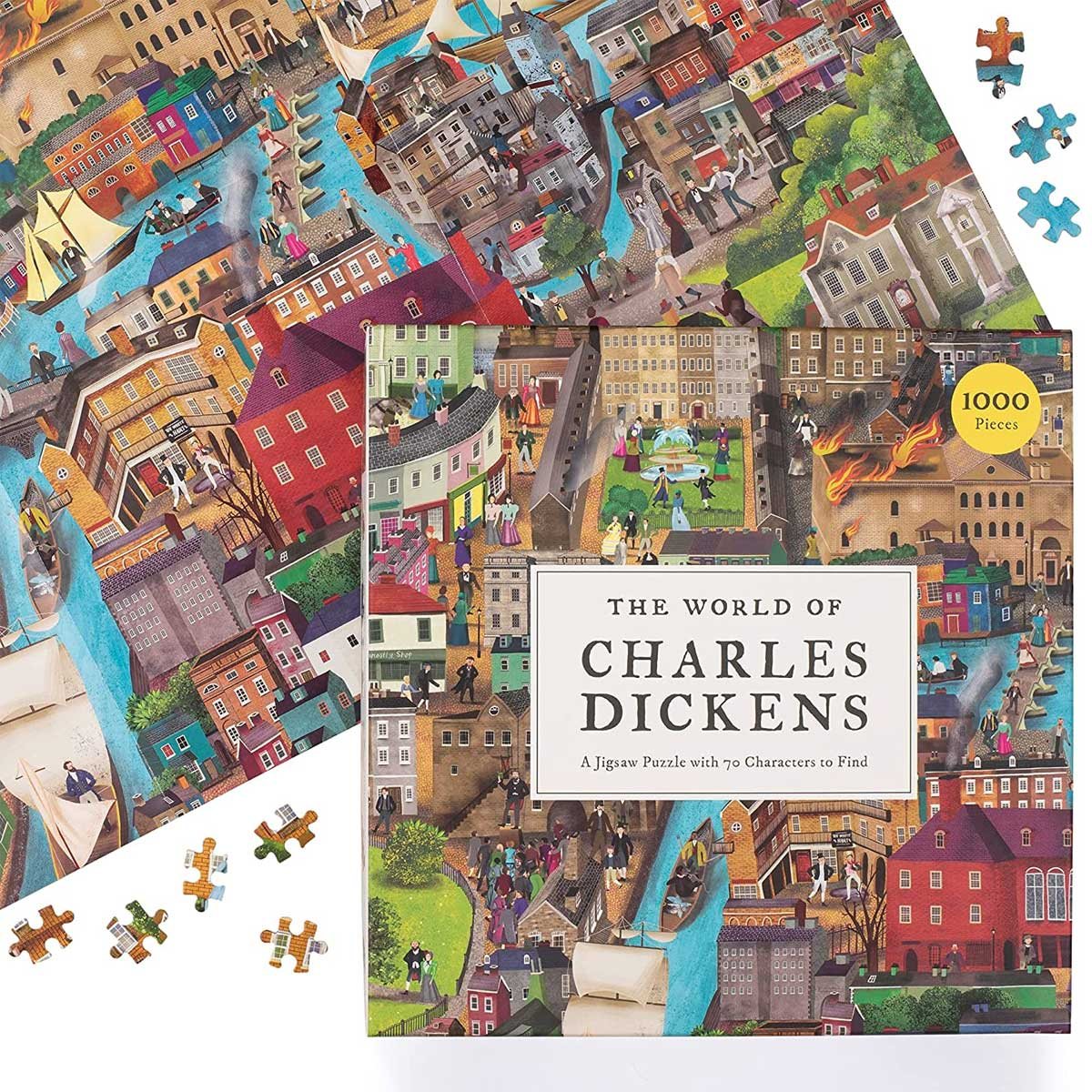 World Of Charles Dickens 1000 Piece Jigsaw Puzzle: A Jigsaw Puzzle with 70 Characters to Find