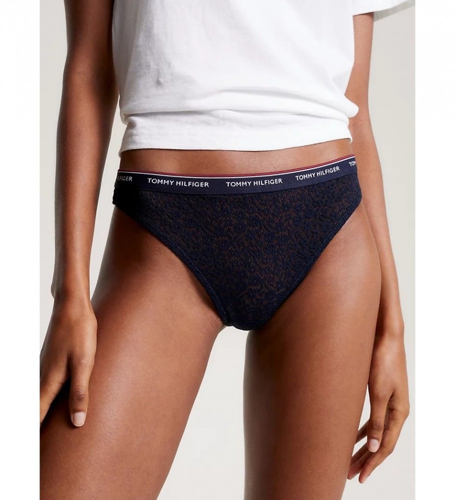 Pacote com 5 tangas Tommy Hilfiger Premium Essential multicoloridas