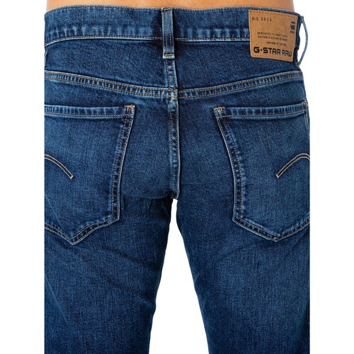 G-Star Raw - Vaqueros Rectos Mosa Azul