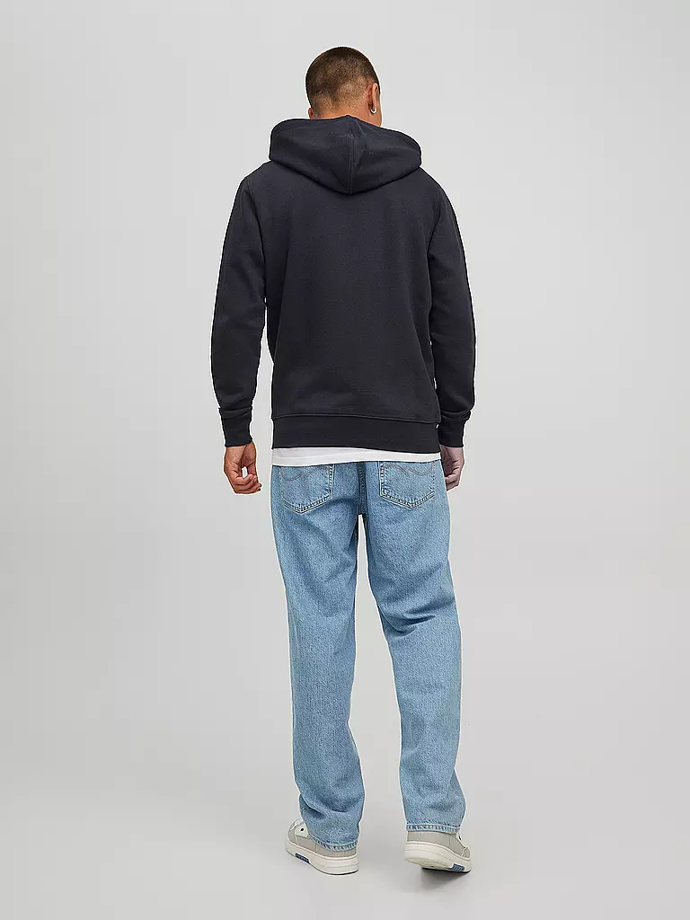 JACK & JONES Kapuzensweatjacke JJESTAR  schwarz