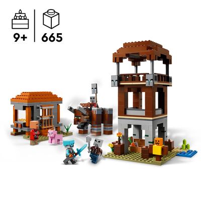 LEGO Minecraft 21278 Røvernes utpost og olmt beist